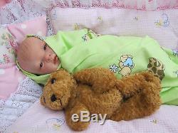 Brown Eyes Mia 20 New Reborn Realistic Newborn Doll Fake Baby Girl Life Like