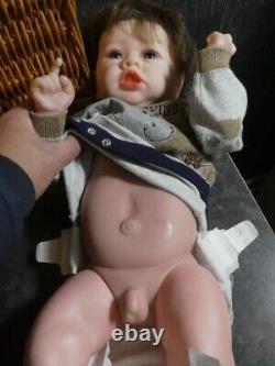 Baby Boy Doll Anatomically Correct Soft Vinyl Body Reborn Life Like Articulate