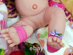 Baby Doll Girl Realistic Preemie Berenguer Newborn Reborn Vinyl 15 Life Like