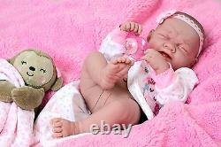 Baby Girl Doll Berenguer 14 Real Alive Soft Vinyl Silicone Preemie LifeLike