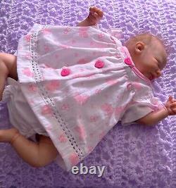 Baby Girl Preemie Reborn Thumberlina By JosyNewborn Nursery 13 2lbs 5oz