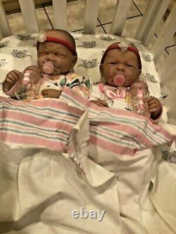 Baby Twins Reborn Doll Berenguer 14 PREEMIE Vinyl Preemie LifeLIKE GIRL/ GIRL