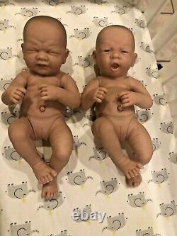 Baby Twins Reborn Doll Berenguer 14 PREEMIE Vinyl Preemie LifeLIKE GIRL/ GIRL