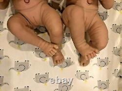 Baby Twins Reborn Doll Berenguer 14 PREEMIE Vinyl Preemie LifeLIKE GIRL/ GIRL