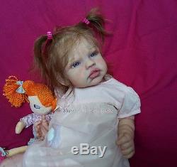 Baby reborn doll Romie Strydom Kylie Toddler, natural hair eagles Nursery BRC