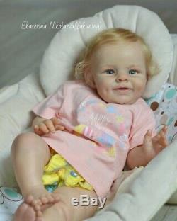 Baby reborn doll Shaya by Bonnie Sieben Full LimbsGlass Eyes22 COA