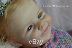 Baby reborn doll Shaya by Bonnie Sieben Full LimbsGlass Eyes22 COA