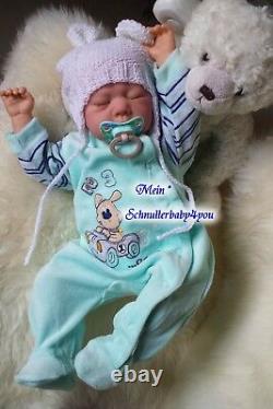 Babyboy Reborn Reallife Baby Boy BS von U. L Krautter Babypuppe Puppe