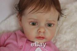 Beautiful Baby reborn doll Chloe by Natali Blick Full LimbsGlass Eyes21 COA