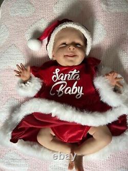 Beautiful Happy Little Reborn Baby Sebastian (Sebby) by Olga Auer