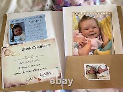 Beautiful Happy Little Reborn Baby Sebastian (Sebby) by Olga Auer