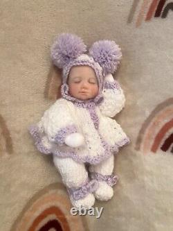 Beautiful Mini Cuddle Silicone Baby Girl Reborn Doll
