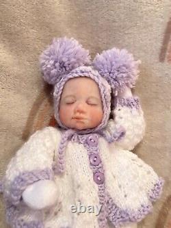 Beautiful Mini Cuddle Silicone Baby Girl Reborn Doll