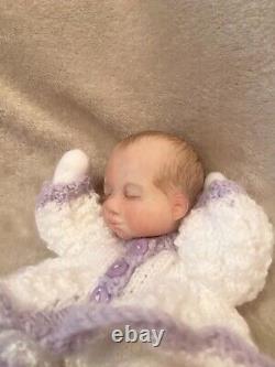 Beautiful Mini Cuddle Silicone Baby Girl Reborn Doll