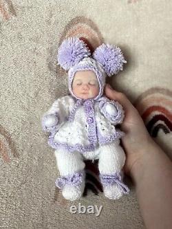 Beautiful Mini Cuddle Silicone Baby Girl Reborn Doll