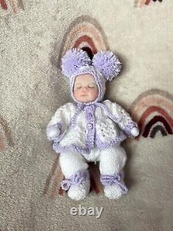 Beautiful Mini Cuddle Silicone Baby Girl Reborn Doll