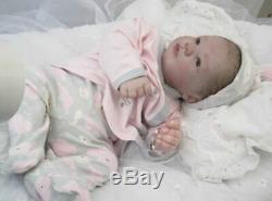 Beautiful Newborn Reborn Baby Doll Lavender produced by Bountiful Baby