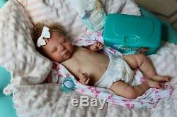 Beautiful! Realistic Reborn Baby Girl LUCIANO by Cassie Brace Therapy Doll
