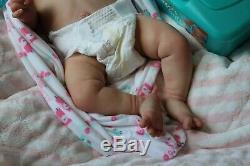 Beautiful! Realistic Reborn Baby Girl LUCIANO by Cassie Brace Therapy Doll