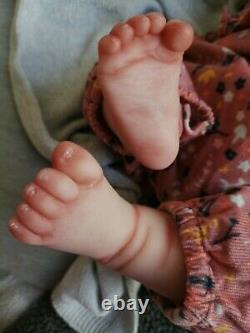 Beautiful Reborn Baby Doll Realborn Patience COA Down syndrome redhead
