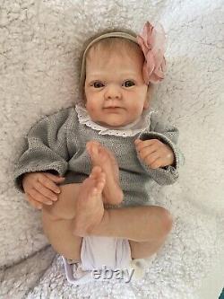 Beautiful Reborn Baby Girl Sanya 19 Gudren Legler Sculpt 5lb 8oz