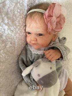 Beautiful Reborn Baby Girl Sanya 19 Gudren Legler Sculpt 5lb 8oz