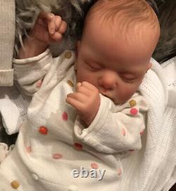 Beautiful SLEEPING Reborn baby doll. Ivy