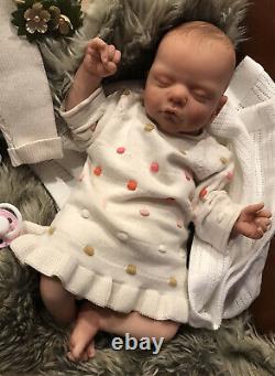 Beautiful SLEEPING Reborn baby doll. Ivy