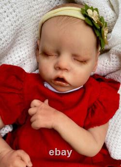 Beautiful SLEEPING Reborn baby doll. Lara