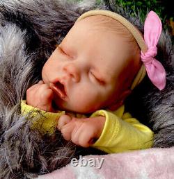 Beautiful SLEEPING Reborn baby doll. Lara