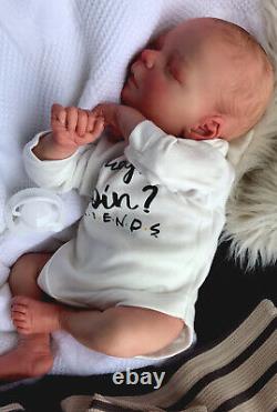 Beautiful Sleeping REBORN BABY DOLL. Finn