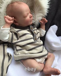 Beautiful Sleeping REBORN BABY DOLL. Finn