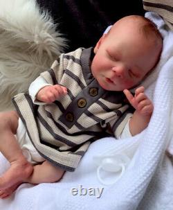 Beautiful Sleeping REBORN BABY DOLL. Finn