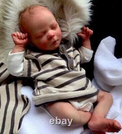 Beautiful Sleeping REBORN BABY DOLL. Finn