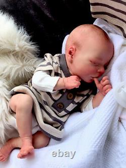 Beautiful Sleeping REBORN BABY DOLL. Finn