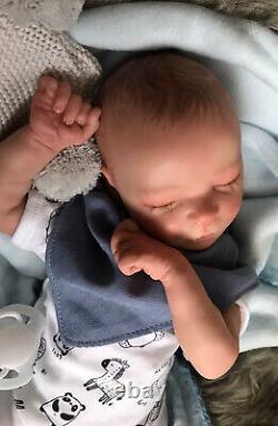 Beautiful Sleeping REBORN BABY DOLL. Milo