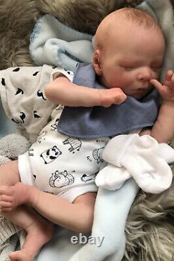 Beautiful Sleeping REBORN BABY DOLL. Milo