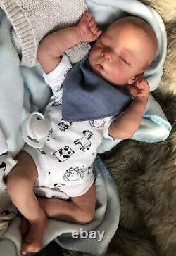 Beautiful Sleeping REBORN BABY DOLL. Milo