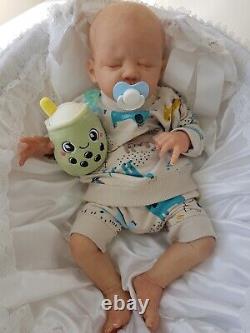 Beautiful reborn baby Lil' Chick by Phil Donnelly with C. O. A