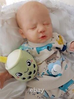 Beautiful reborn baby Lil' Chick by Phil Donnelly with C. O. A