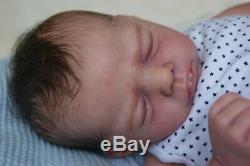 Beautiful reborn baby boy TAVI by Marita Winters lifelike newborn doll