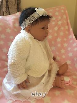 Berenguer Adorable Rare 21 Cuddly Reborn Baby Girl Doll Very Cute