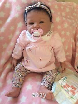 Berenguer Adorable Rare 21 Cuddly Reborn Baby Girl Doll Very Cute