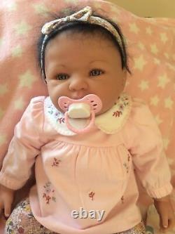 Berenguer Adorable Rare 21 Cuddly Reborn Baby Girl Doll Very Cute