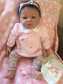 Berenguer Adorable Rare 21 Cuddly Reborn Baby Girl Doll Very Cute