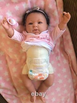 Berenguer Adorable Rare 21 Cuddly Reborn Baby Girl Doll Very Cute