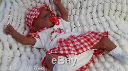 Bi Racial Ethnic Baylee Reborn Baby Doll Soft Silicone Vinyl / Sunbeambabies