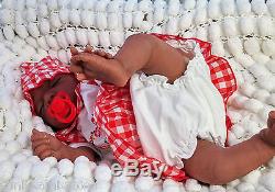 Bi Racial Ethnic Baylee Reborn Baby Doll Soft Silicone Vinyl / Sunbeambabies