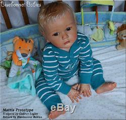 Bluebonnet Babies REBORN Doll MattiaPrototype by Gudrun Legler TODDLER Baby