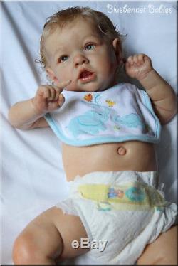 Bluebonnet Babies Reborn Doll Blonde Baby Boy Saskia LE by Bonnie Brown